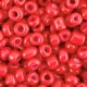 Seed beads 6/0 (4mm) Amaranth red